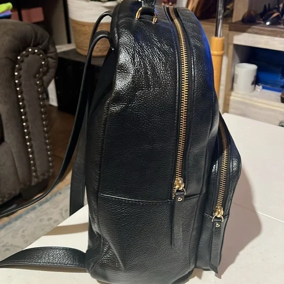 Kate Spade leather black backpack